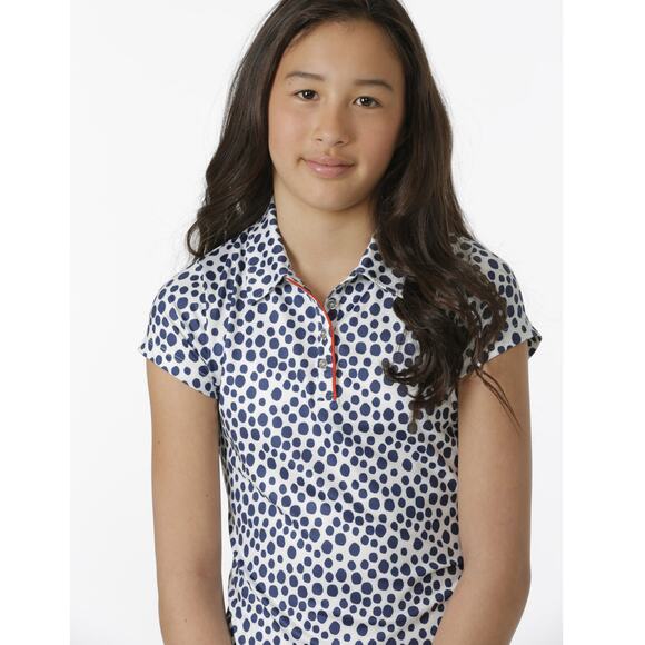 GARB Bonnie Golf Polo Girls Youth Size Large Activewear Athletic Performance UPF - Picture 7 of 7